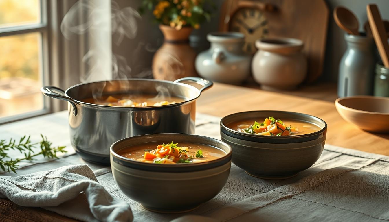 Seasonal meal prepared in a home kitchen